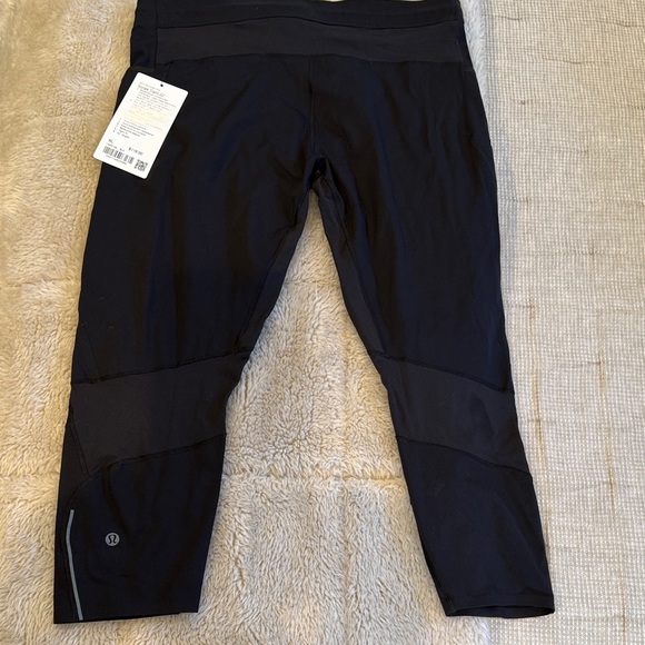 Lululemon Athletica Black Surge Tights 22” XL NWT Black - Picture 5 of 6
